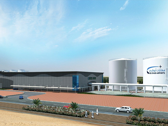 「アブダビ国際空港新ターミナル向け」の写真
