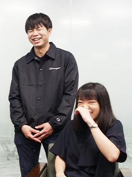 「新入社員が語る」の写真