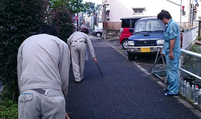 高松倉庫周辺の清掃ボランティア